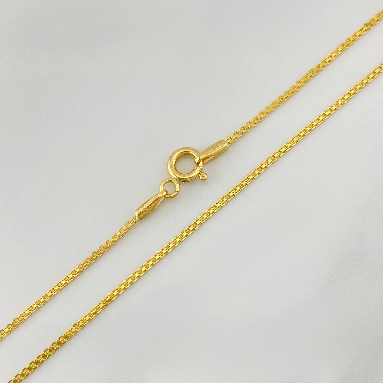 Cadena China 2g / 24 in / 1.05mm Oro Amarillo 18K