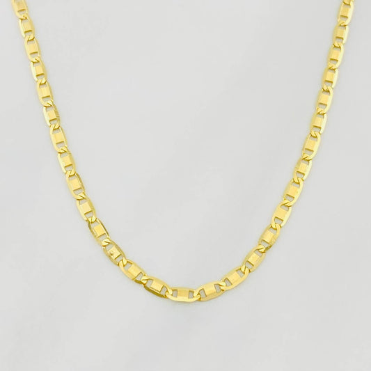 Cadena Escalera Plana 3.35g / 24 in / 1.87mm Oro Amarillo 18K