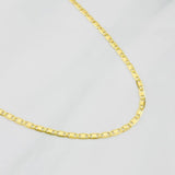 Cadena Escalera Plana 3.35g / 24 in / 1.87mm Oro Amarillo 18K