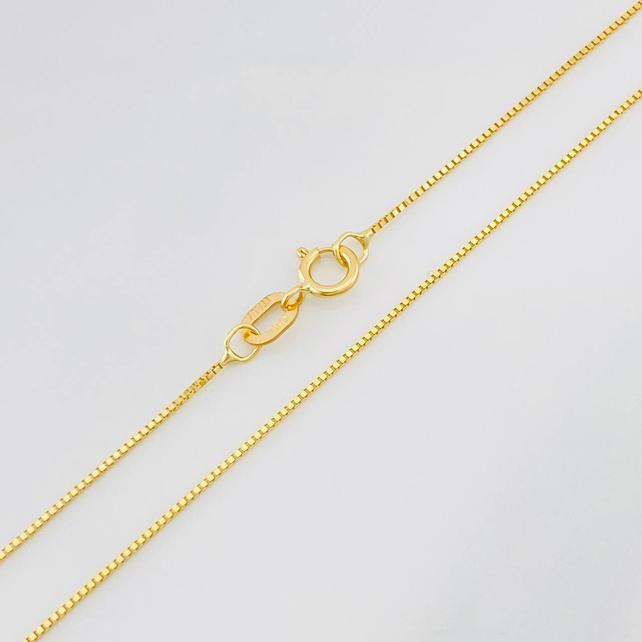 Venetian Chain 1.2g / 18 in / 0.6mm Yellow Gold 18K