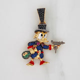 Pendant Duck Gun 10.45gr / 2 in / Two Golds Black Yellow 18K $