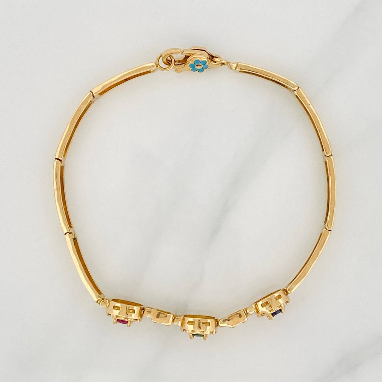 Dense Reticulated Bracelet 12.15gr / 7 1/4 in / 18K Yellow Gold $