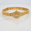 Reticulated Crown Belt Bracelet 21.85gr / 7 3/4 in / 18K Yellow Gold $
