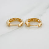Tubular Hoop Earrings 1.65gr / 1/2 in / Yellow Gold 18K %