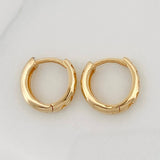 Tubular Hoop Earrings 1.65gr / 1/2 in / Yellow Gold 18K %