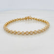 Pulso Tennis 9.25gr / 7 1/2 in / Oro Amarillo 18K &