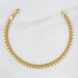 Pulso Cubano 7.1gr / 8 in / 5.14mm Oro Amarillo 18K %