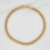 Pulso Cubano 7gr / 7 1/2 in / 5.1mm Oro Amarillo 18K %