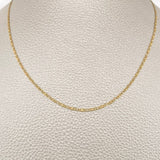 Cadena Escalera Plana 1.3gr / 17 3/4 in / 1.3mm Tres Oros +3 18K %