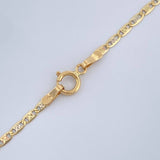Cadena Escalera Plana 1.3gr / 17 3/4 in / 1.3mm Tres Oros +3 18K %