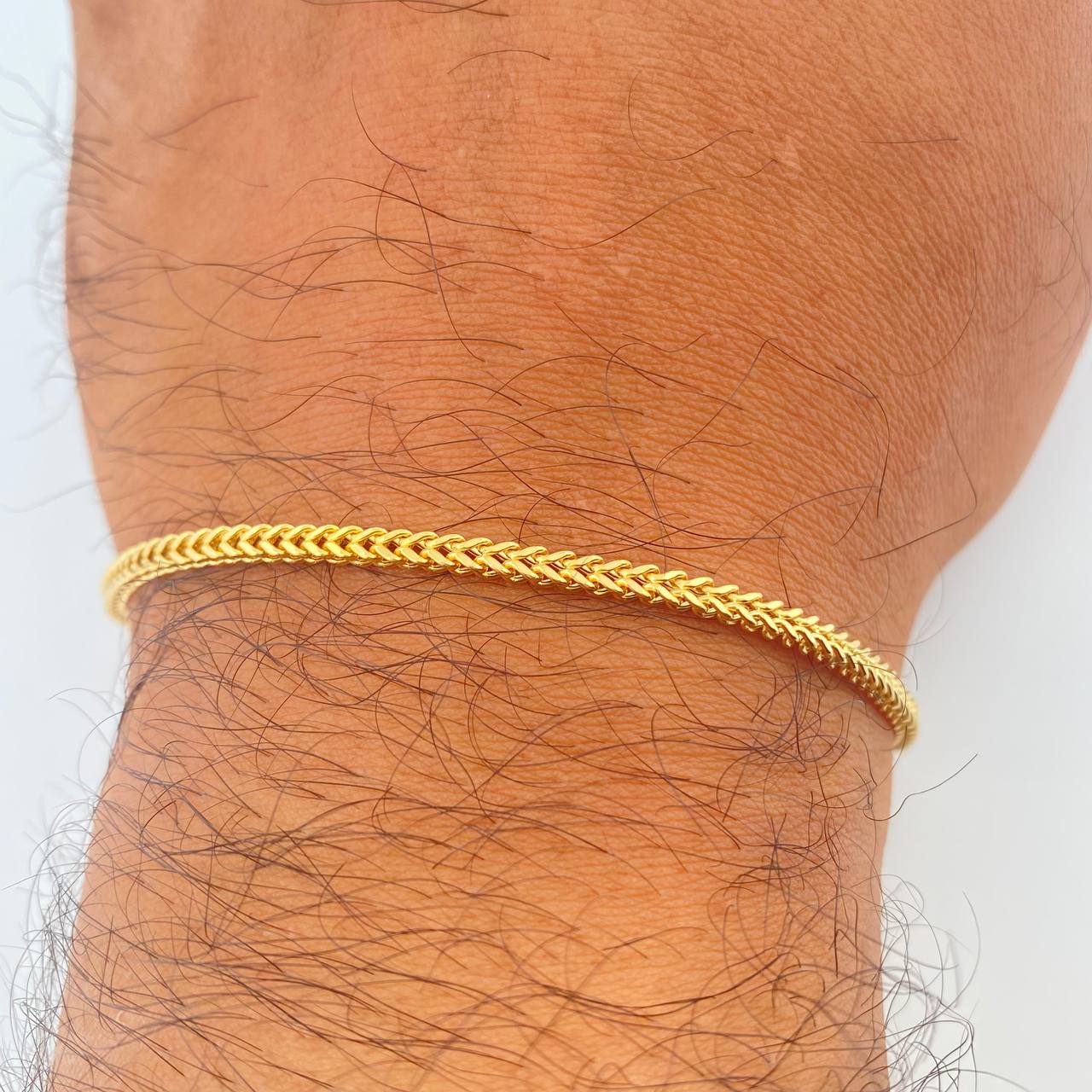 Pulso Franco 3.2gr / 8 in / Oro Amarillo +3 18K &