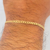 Pulso Cubano 3.7gr / 8 1/4 in / Oro Amarillo +1 18K &