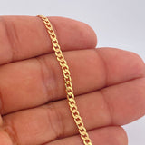 Pulso Cubano 3.7gr / 8 1/4 in / Oro Amarillo +1 18K &