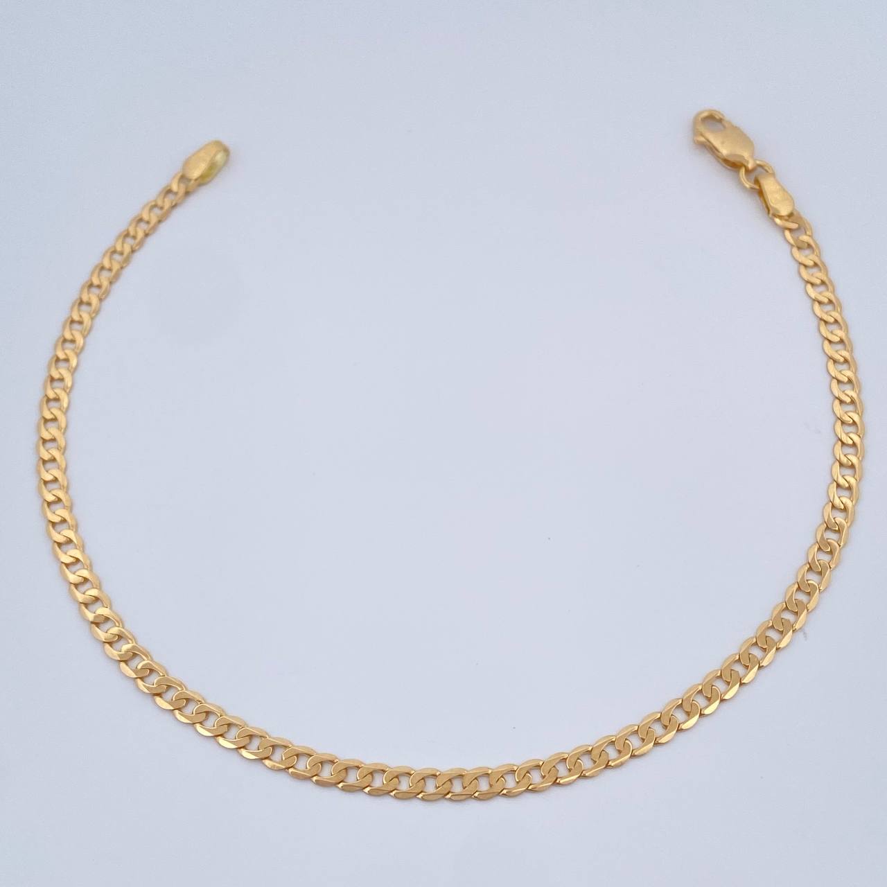 Pulso Cubano 3.7gr / 8 1/4 in / Oro Amarillo +1 18K &