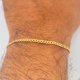 Pulso Cubano 1.55gr / 7 3/4 in / Oro Amarillo +1 18K &