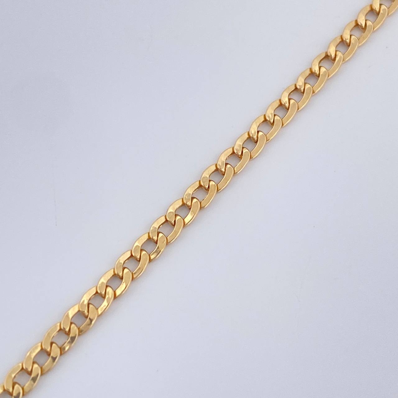 Pulso Cubano 1gr / 7 1/2 in / Oro Amarillo +1 18K &