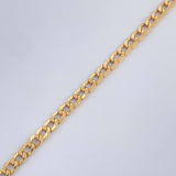 Pulso Cubano 1gr / 7 1/2 in / Oro Amarillo +1 18K &