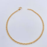 Pulso Cubano 1gr / 7 1/2 in / Oro Amarillo +1 18K &