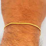 Pulso Serpiente 2.4gr / 7 3/4 in / Oro Amarillo +3 18K &