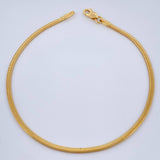 Pulso Serpiente 2.4gr / 7 3/4 in / Oro Amarillo +3 18K &