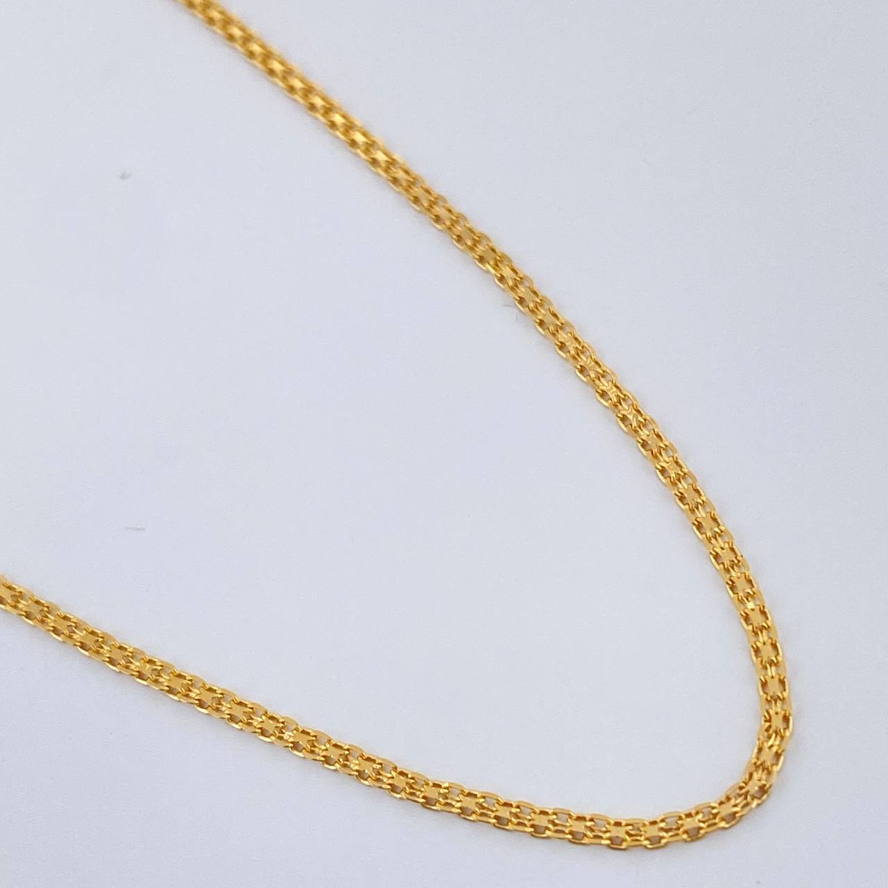 Cadena China 3.3gr / 23 1/2 in / Oro Amarillo +3 18K &