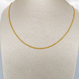 Cadena China 3.3gr / 23 1/2 in / Oro Amarillo +3 18K &