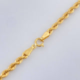 Rope Chain 3.45gr / 18K Gold +3$