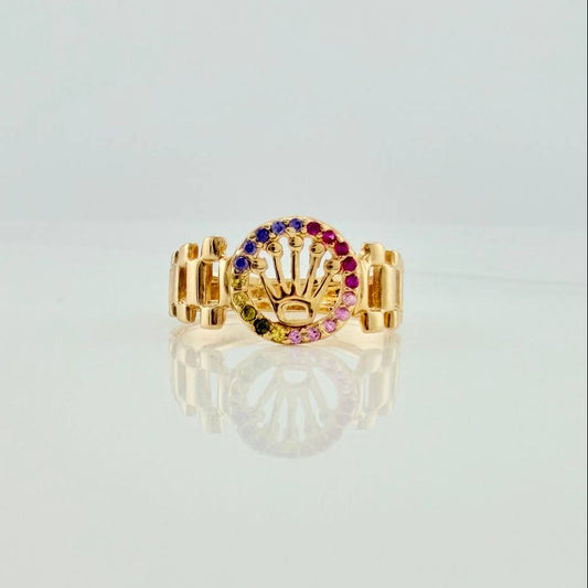 Crown Strap Ring 2.45gr / T6 1/4 / Yellow Gold 18K &