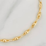 Rustic Bubble Bracelet 4.1g / 8 1/4 in / 3.4mm Yellow Gold 18K