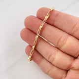 Rustic Bubble Bracelet 4.1g / 8 1/4 in / 3.4mm Yellow Gold 18K