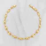 Pulso Rustico Corona 4.95g / 7 3/4 in / 4.3mm Oro Amarillo 18K