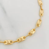 Pulso Rustico Corona 4.95g / 7 3/4 in / 4.3mm Oro Amarillo 18K