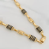 Cadena Rustica Barril 19.9g / 26 in / 5.4mm Oro Amarillo 18K