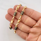 Cadena Rustica Barril 19.9g / 26 in / 5.4mm Oro Amarillo 18K