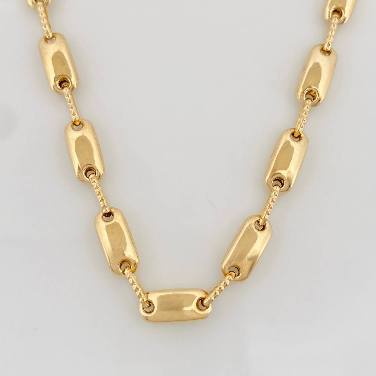 Rustic Pendant Chain 13.75g / 24 in / 4.45mm Yellow Gold 18K