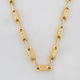 Cadena Rustica Tribal 12.75g / 24 in / 3.7mm Oro Amarillo 18K