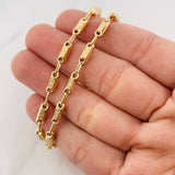 Cadena Rustica Tribal 12.75g / 24 in / 3.7mm Oro Amarillo 18K