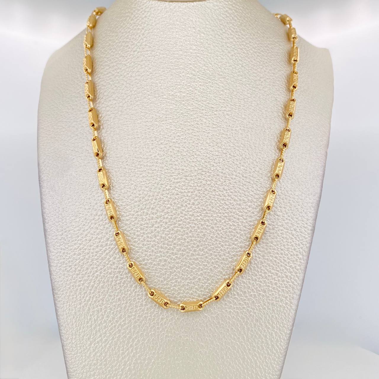 Cadena Rustica Tribal 12.75g / 24 in / 3.7mm Oro Amarillo 18K