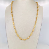 Cadena Rustica Tribal 12.75g / 24 in / 3.7mm Oro Amarillo 18K