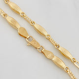 Rustic Link Chain 8.7g / 20 in / 3.3mm Yellow Gold 18K