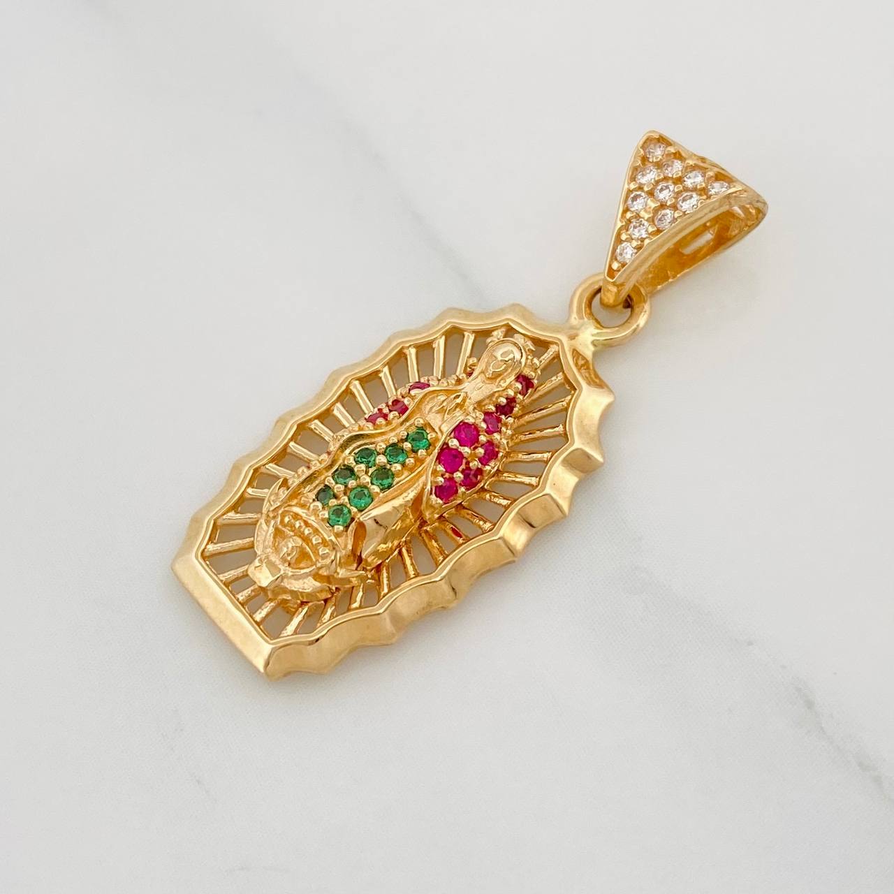 Dije Virgen de Guadalupe 3.05g / 1 1/4 in Oro Amarillo 18K