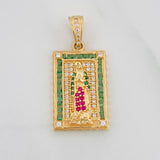Pendant Virgin of Guadalupe 4.3g / 1 1/4 in Yellow Gold 18K