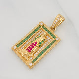 Pendant Virgin of Guadalupe 4.3g / 1 1/4 in Yellow Gold 18K