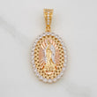 Pendant Virgin of Guadalupe 4.45g / 1 1/2 in Three-Tone Gold 18K