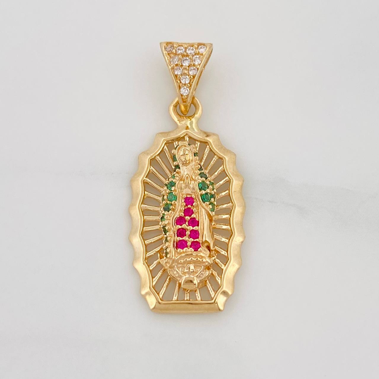 Dije Virgen de Guadalupe 3g / 1 1/4 in Oro Amarillo 18K