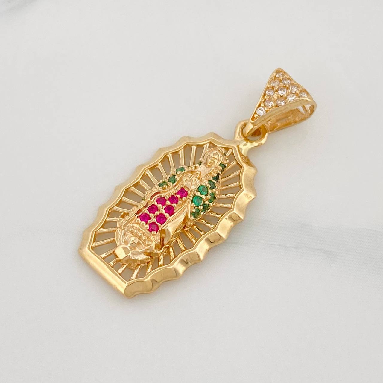 Dije Virgen de Guadalupe 3g / 1 1/4 in Oro Amarillo 18K