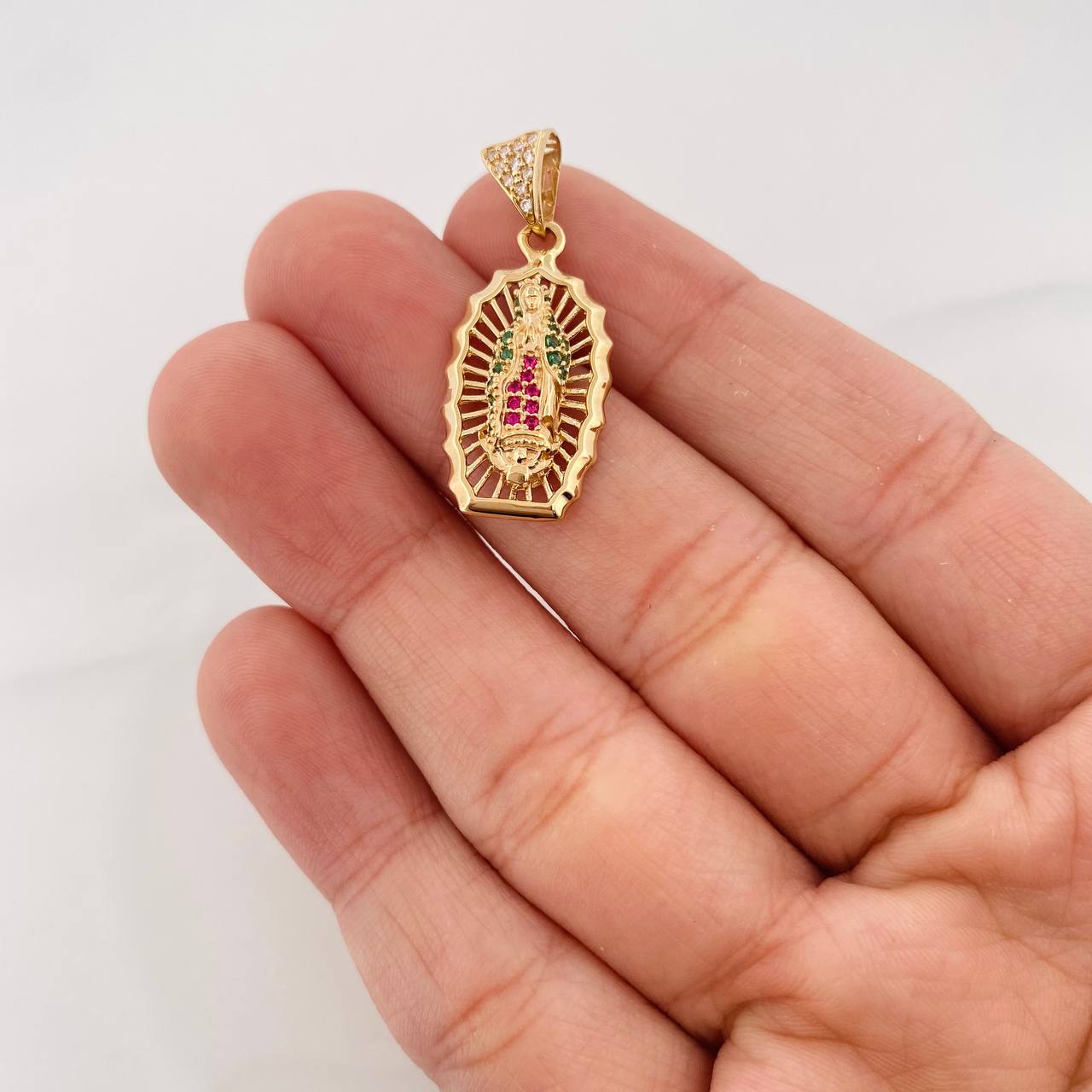 Dije Virgen de Guadalupe 3g / 1 1/4 in Oro Amarillo 18K