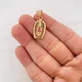 Dije Virgen de Guadalupe 3g / 1 1/4 in Oro Amarillo 18K