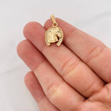 Dije Herradura Caballo 2.4g / 3/4 in Oro Amarillo 18K