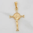 Dije Cruz Cristo 2.4g / 1 3/4 in Oro Amarillo 18K